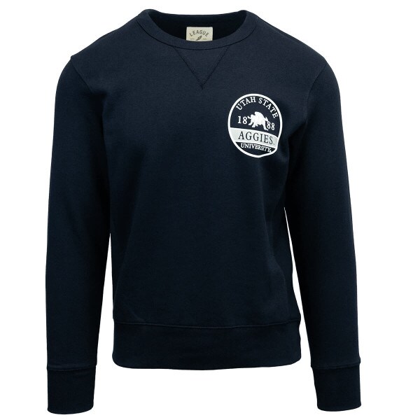 utah state aggie bull sweatshirt navy